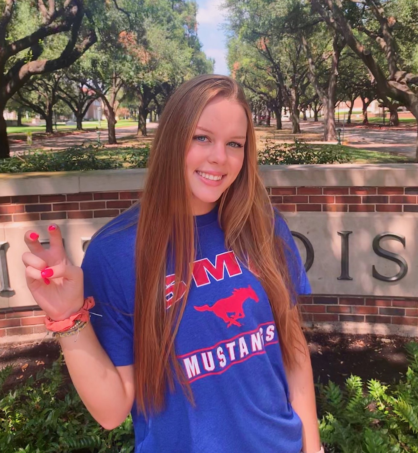 Seven Lakes junior setter Casey Batenhorst verbally committed to continue her volleyball career at SMU on Sept. 10.